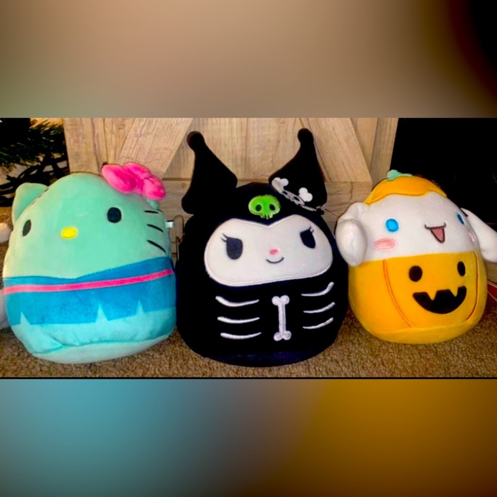 Sanrio squishmallows 3 quantity